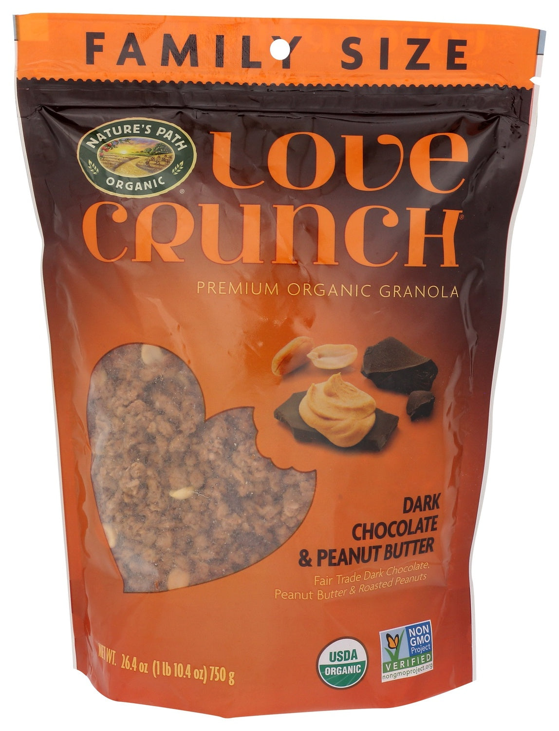 6-PACK OF CEREAL GRANOLA DARK CHOCOLATE & PEANUT BUTTER