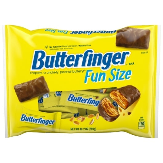 6-PACK OF Simpsons Fun Size Individually Wrapped Bag Butterfinger, 6 - 10.2 Oz