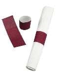 8-PACK OF BAND PAPR F/NAPK BURG 1.5X4.25