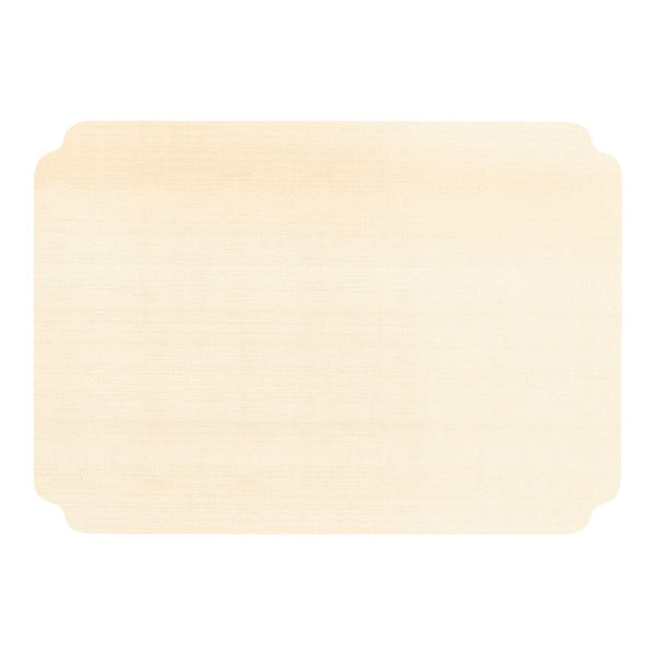 1000-PACK OF PLACEMAT PAPER ECRU EMBSD