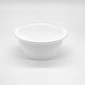 150-PACK OF Container Disp 42oz White Round Container w/ Lid