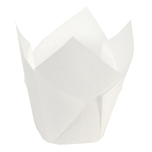 10-PACK OF CUP BAKING PAPR TULIP WHT 4"