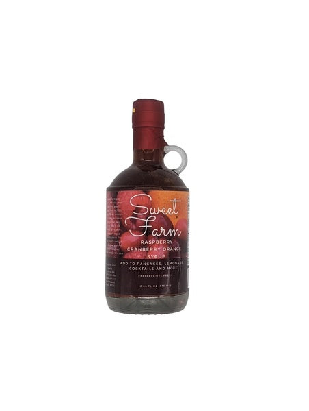 12-PACK OF Raspberry Cranberry Orange Syrup