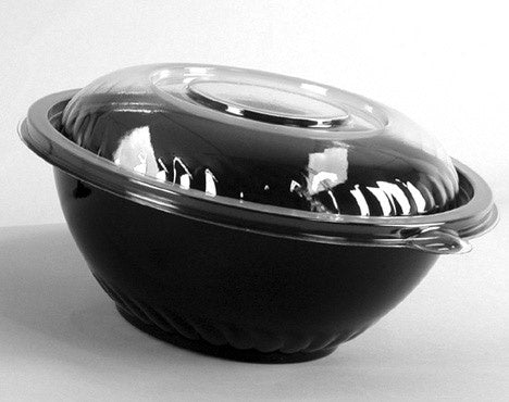 25-PACK OF BOWL PLAS CATER PET BLK