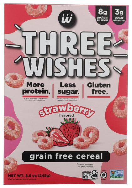 6-PACK OF Cereal Strawberry Three Wishes 8.6 oz