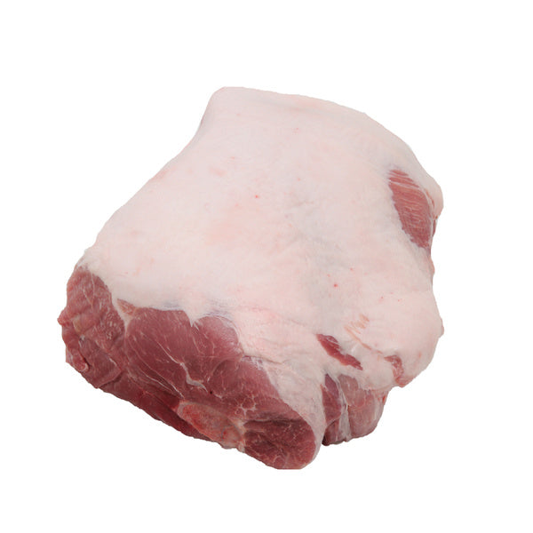 2 PC-PACK OF PORK BUTT B/I 1/4 IN TRIM