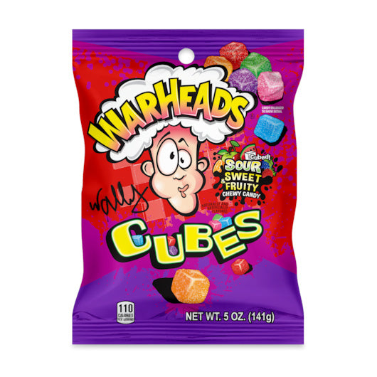 12-PACK OF Cubes Peg Bag Warheads, 12 - 5 Oz