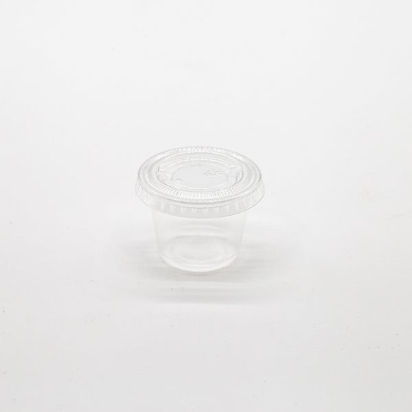 2500-PACK OF Container Disp 1oz Portion Cup Clear Plastic Souffle Cup