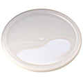 500-PACK OF Lid Plastic Fabri-Kal Pro Kal 4.6-inch Diameter Clear Polyethylene Round Plastic Deli Lids - 500 Count