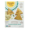 6-PACK OF SNACK CRACKER PITA MEDITERRANIAN HERB