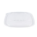 300-PACK OF Lid Togo Karat 300 ct 24-48 oz Square Disposable Salad Bowl Lids | PET | Clear