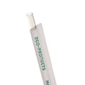 9600-PACK OF Straw Plastic Eco-Products EP-ST770 Clear Plastic Wrapped Straws - 7.75 inches (400 Straws per Pack, 24 Packs per Carton) - Eco-Friendly and Biodegradable