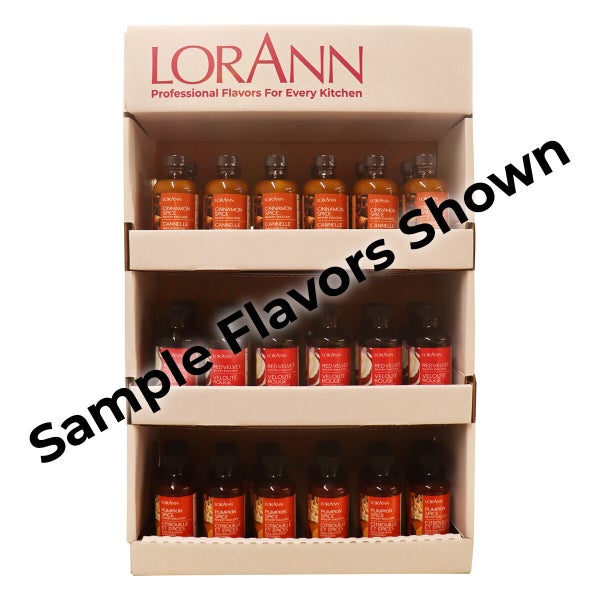 36-PACK OF Emulsion 36-unit Bakery Display, LorAnn Oils