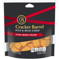 6-PACK OF Snacking Cubes Extra Sharp Cheddar Yellow Cracker Barrel Cheese, 6 - 2 Oz