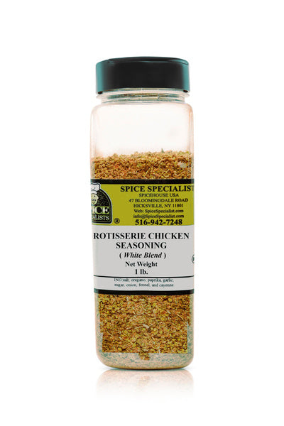 12-PACK OF Rotisserie Chicken Seasoning - White Blend - 12 Pack of 1 lb. Containers
