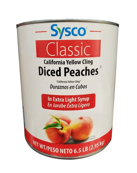 6-PACK OF PEACH DICED CH EXTRA LS