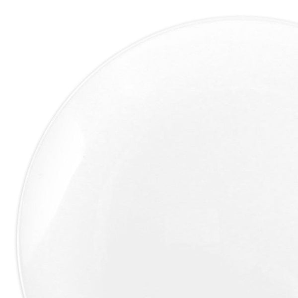 12-PACK OF Plate Plastic 10.25" White Organic