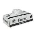 2000-PACK OF Glove Poly Karat 2,000 ct Poly Gloves | Clear | Large