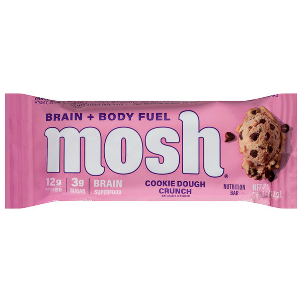 12-PACK OF BAR NUTRITIONAL COOKIE DOUGH CRUNCH CASE OF 12