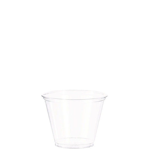 1000-PACK OF Cup Pet Dart TP9R Ultra Clear 9 oz Squat PET Cups - Perfect for Iced Drinks and Snacks (50 Count, 20 Bags/Carton)