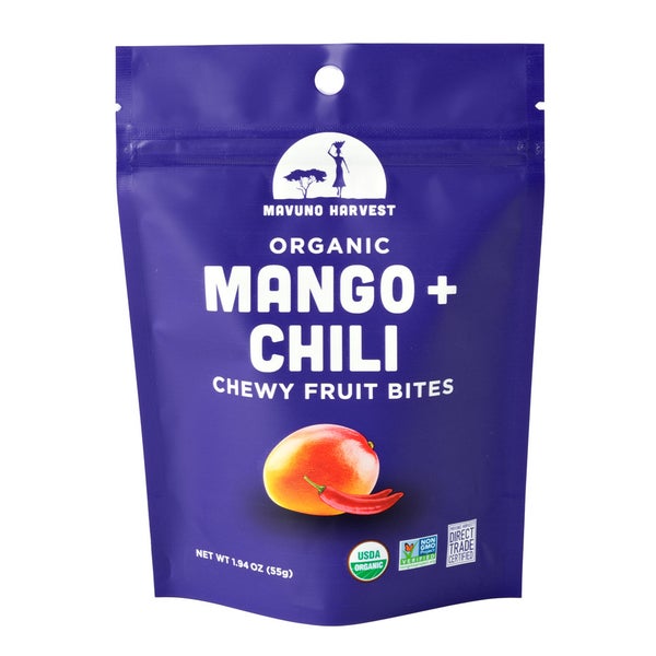 32-PACK OF Mango & Chili Fruit Bites Organic, Retail Size