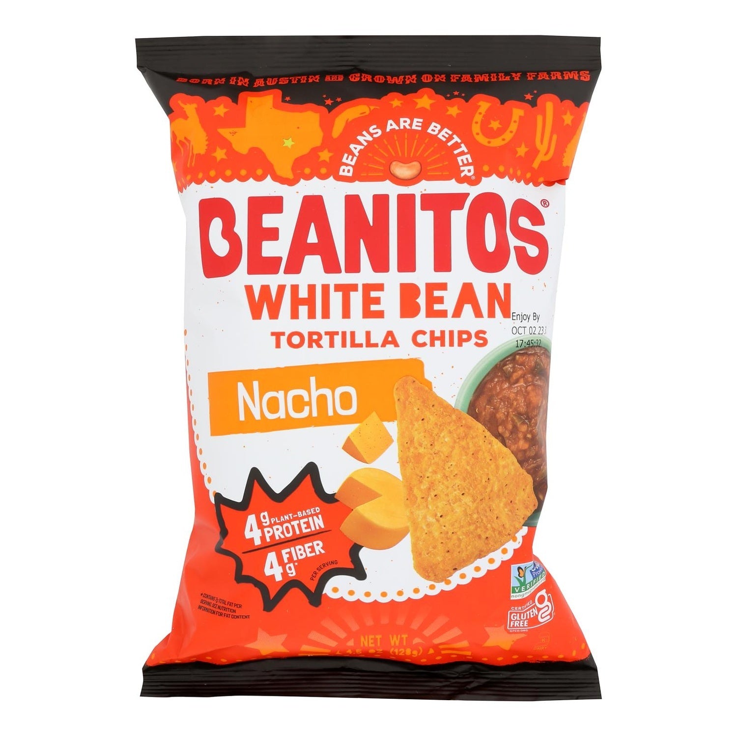 6-PACK OF CHIP TORTILLA WHITE BEAN NACHO