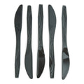 1000-PACK OF KNIFE PLAS WRP BLK