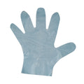 10-PACK OF GLOVE POLY HYBD STRCH BLU LRG