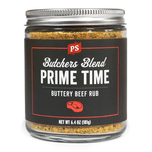6-PACK OF Rub Buttery Beef Prime Time, PS Seasoning