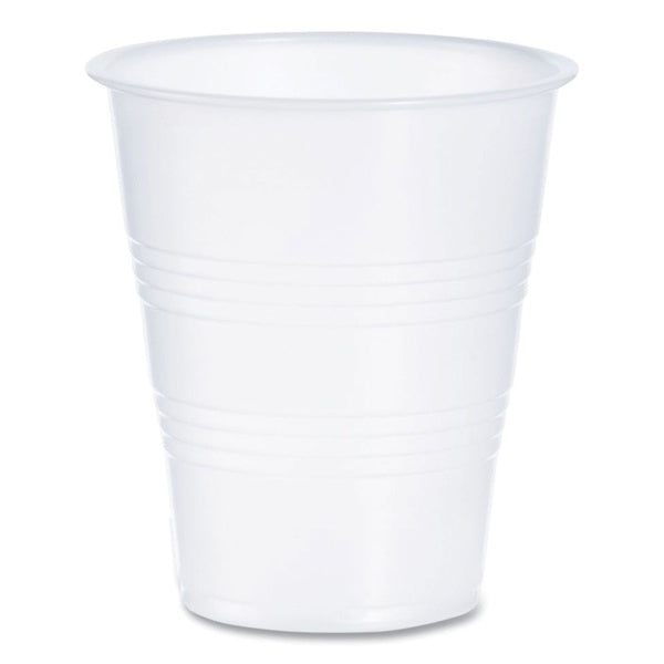 100-PACK OF Cup Cold Dart Y7 High-Impact Polystyrene Cold Cups - 7 oz Translucent Clear Disposable Drinkware (100 Count)