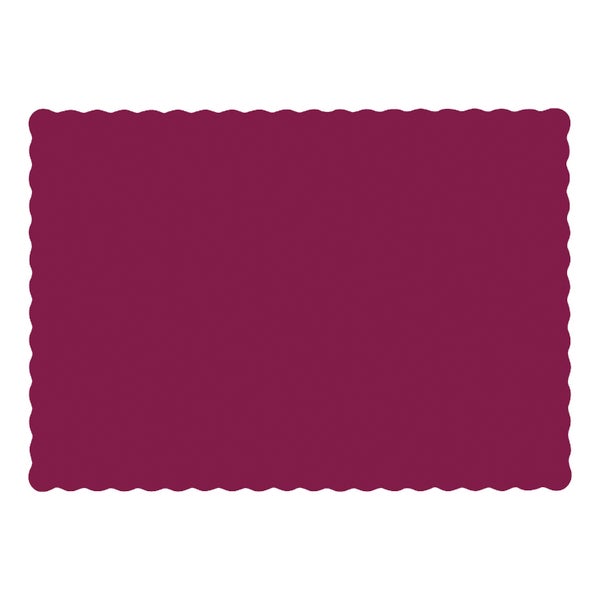 1000-PACK OF PLACEMAT PAPER ECON BURGUNDY