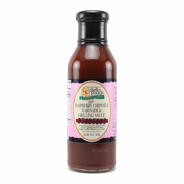 12-PACK OF Sauce Grilling Raspberry Chipotle Rosie's, Stello Foods