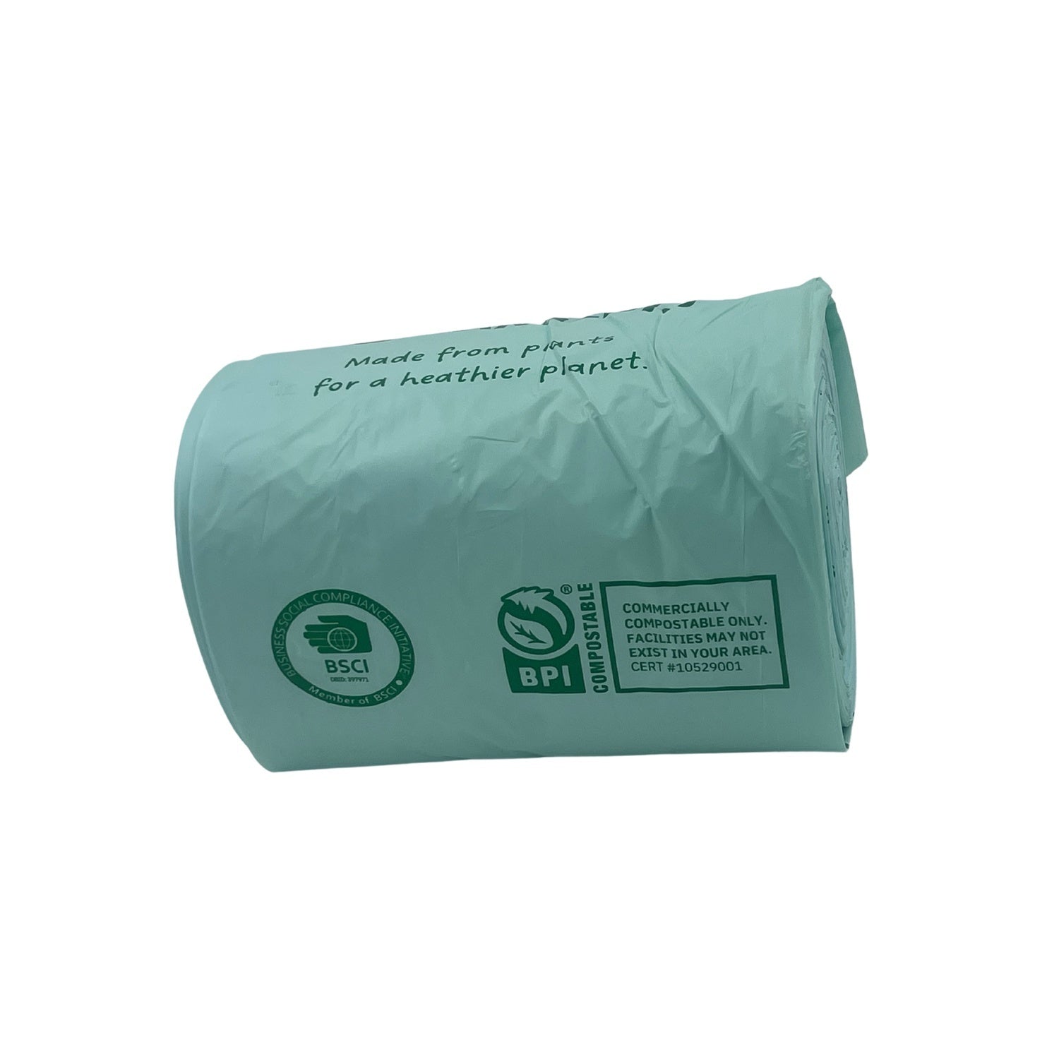 600-PACK OF Liner Compst Roll Trash 24 Inch X 32 Inch 0.9 Mil Green