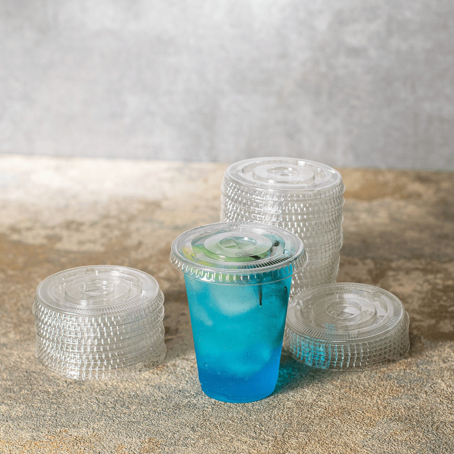 1000-PACK OF Lid Togo Karat 1,000 ct 7 oz Cup Lids | PET | 74 mm