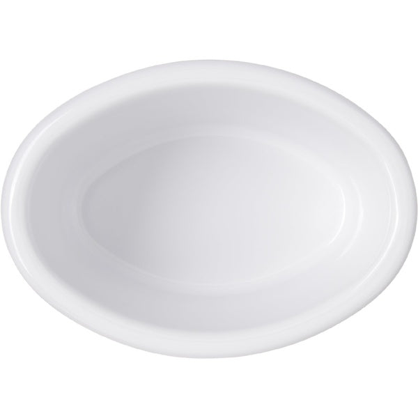 2 OZ-PACK OF RAMEKIN MELAMINE OVAL WHT