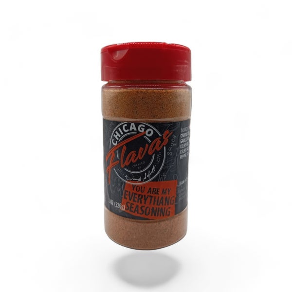 9-PACK OF SEASONING SPICE, Steak, Beef, Fish, frying, Baking, Broil, Grill Cooking, Cook, All-purpose Seasoning, Ribs, Beef, pork, Bake, Grill, Poultry, Beef, Burgers, Fries, Chicken, YOU ARE My EVERYTHANG SEASONING CHICAGO FLAVAS 8 oz 12 pack Bottles