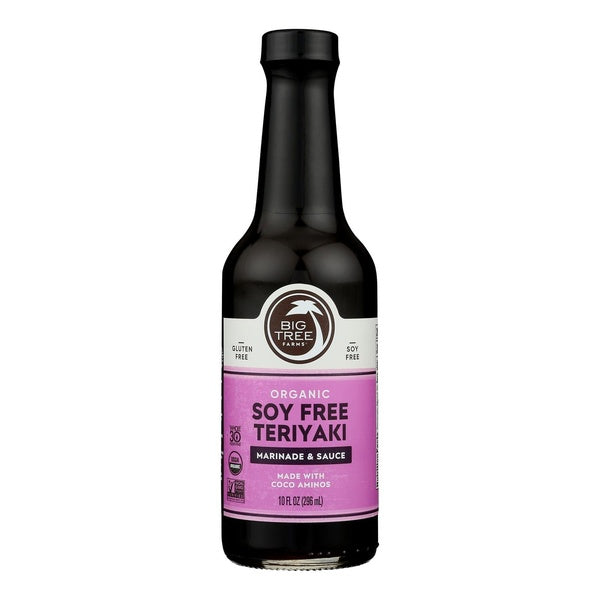 6-PACK OF Sauce Teriyaki Coconut Aminos Big Tree Farms 10 fz