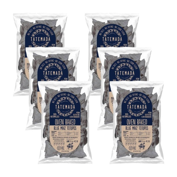 6-PACK OF Chip Tortilla Maiz Totopos Tatemada 250 gm