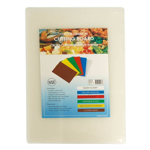 12X18-PACK OF BOARD CUTTING WHT 1/2" THCK