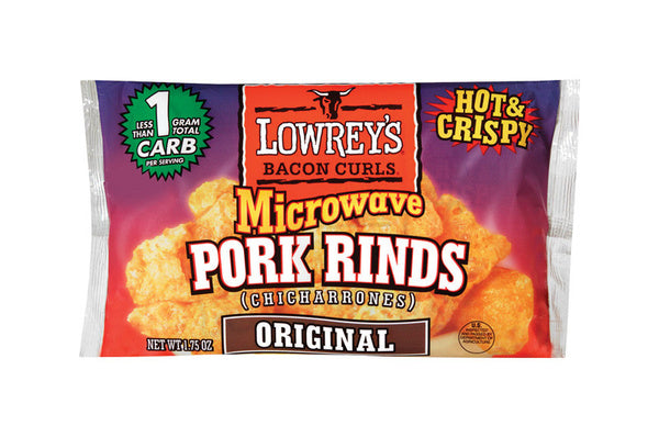 18-PACK OF PORK RIND MICROWAVE BACON