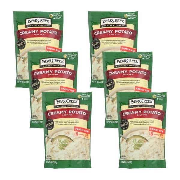 6-PACK OF Mix Soup Creamy Potato Bear Creek 10.5 oz