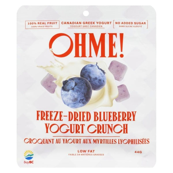 12-PACK OF Freeze-Dried Blueberry Yogurt Crunch, No Sugar Added, Gluten-Free