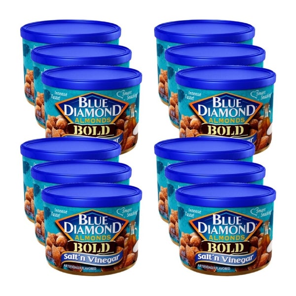 12-PACK OF Almond Whl Salt & Vinegar