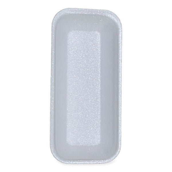 1000-PACK OF Tray Foam Premium Foam Meat Trays - 15WH, 8.38 x 3.94 x 1.1 inches - White - 1,000 Count - Ideal for Meat, Cheese, and Produce Packaging