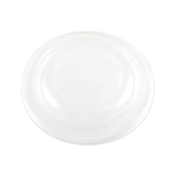 300-PACK OF Lid Plastic Eco-Friendly World Centric PLA Plastic Lids for Fiber Bowls - 7.5 Inch Diameter, Clear - 300 Count Carton