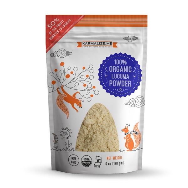 12-PACK OF Organic Lucuma Powder Raw, Karmalize