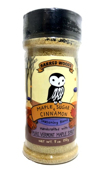 12-PACK OF Sugar Maple Cinnamon - Shaker Jar, Barred Woods Maple
