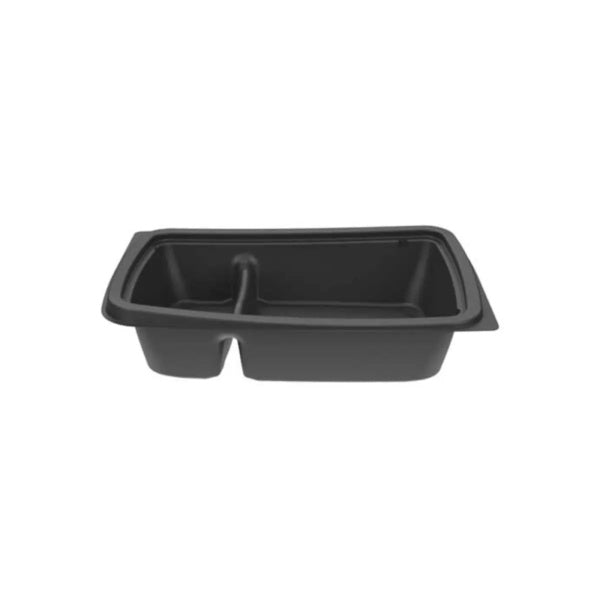 240-PACK OF Cruiser Ware 10.3 x 7.2" Black MFPP Small Entrée Base with Flat Rim, 32oz.