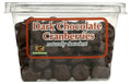 6-PACK OF SNACK FRUIT DARK CHOCOLATE CRANBERRIES 11 OUNCE - CASE OF 6