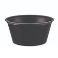 2500-PACK OF Container Foam Dart P325BLK 3.25 oz. Black Polystyrene Portion Cups - 2500 Count for Versatile Food Serving